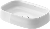 Duravit Zencha Раковина накладная прямоугольная без отверстий 55х39x14h см, цвет: белый 2373550079