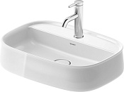 Duravit Zencha Раковина накладная прямоугольная на 1 отверстие 55х39x14h см, цвет: белый 2374550071