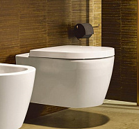 Duravit Me by Starck Унитаз безободк. подв. 37x57x35,5h см, цвет: белый/белый шелк.-мат. 2529092600