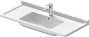 Duravit Starck 3 Раковина встраиваемая сверху на 1 отв. 105х48,5x22,5h см, цвет: белый 03041000001