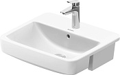 Duravit No.1 Раковина полувстраиваемая на 1 отверстие 55х46x17h см, цвет: белый 03765500002