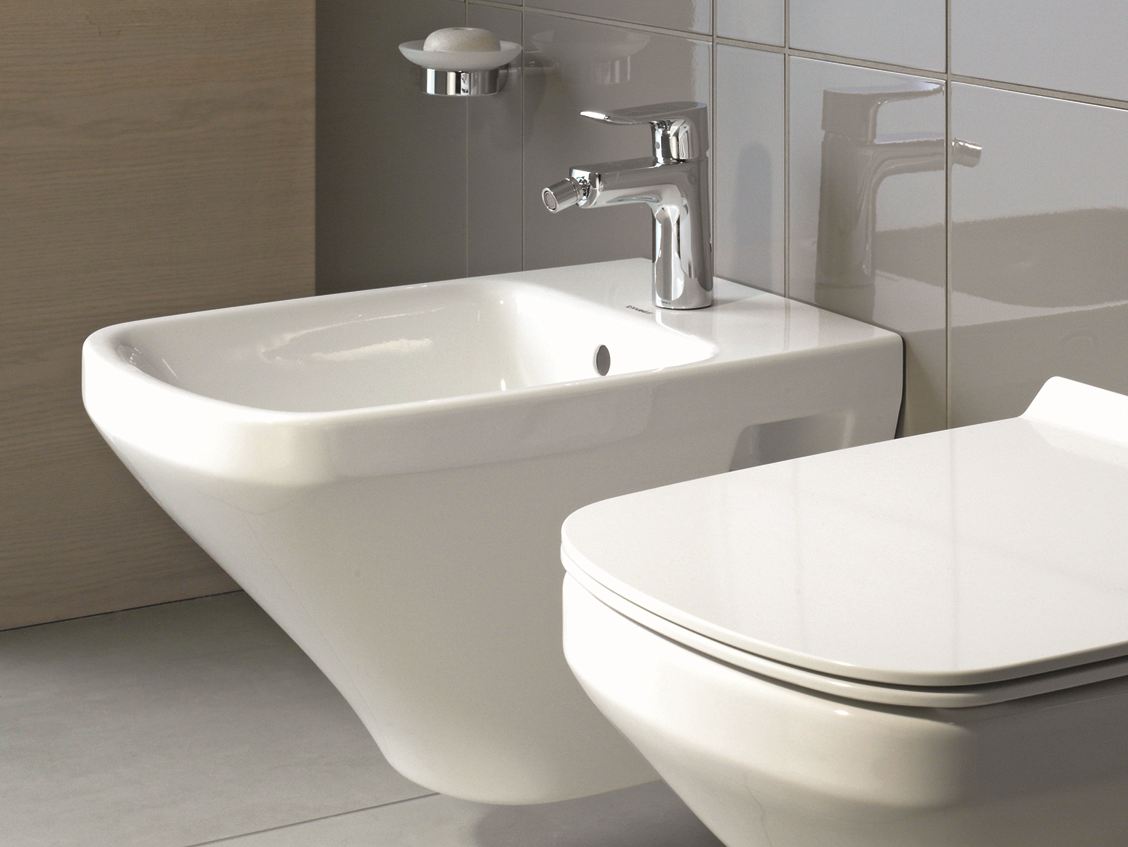 Duravit DuraStyle Биде подвесное 37x48см, с 1 отв. под смеситель и покрытием Wondergliss, цвет:белый 22851500001