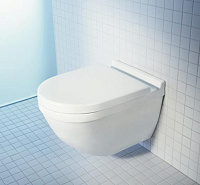 Duravit Starck 3 Унитаз безободковый подвесной 36,5x54x37,5h см, цвет: белый 25270900001