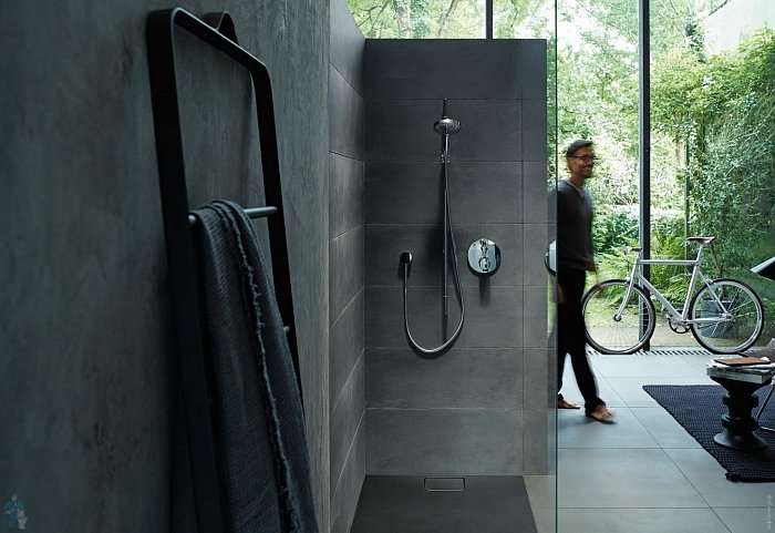 Duravit Stonetto Душевой поддон 90х90x5h см, цвет: бетон 720146180000000