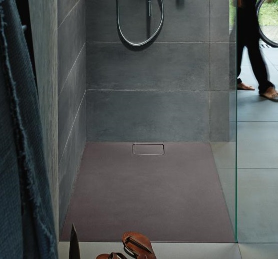 Duravit Stonetto Душевой поддон 100х90x5h см, цвет: бетон 720166180000000