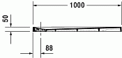 Duravit Stonetto Душевой поддон 100х100x5h см, цвет: песочный 720167480000000