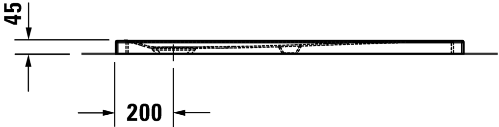 Duravit Tempano Душевой поддон сверхплоский 120х80x4,5h см, цвет: белый 720197000000000