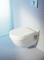 Duravit Starck 3 Унитаз подвесной с сиденьем 36,5x54x35,5h см, цвет: белый 42000900A1