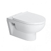 Duravit DuraStyle Унитаз безободковый подвесной с сиденьем 36,5x54x35h см, цвет: белый 45620900A1