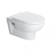 Duravit DuraStyle Унитаз безободковый подвесной с сиденьем 36,5x54x35h см, цвет: белый 45620900A1