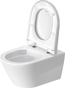 Duravit D-Neo Унитаз подвесной Rimless с сиденьем Soft-Close 37x54x36см, цвет: белый 45770900A1