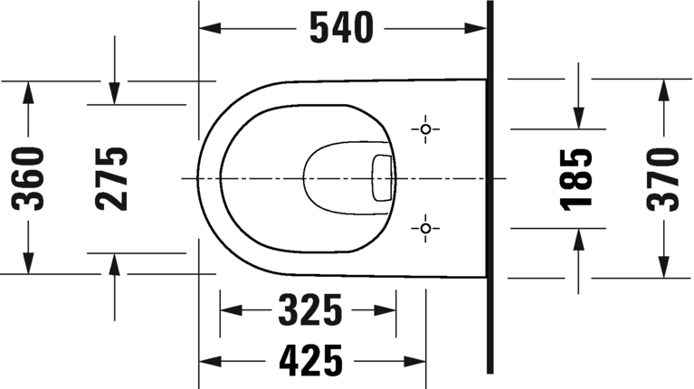 Duravit D-Neo Унитаз подвесной с сиденьем Rimless 37x54x36h см, цвет: белый 45780900A1