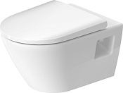 Duravit D-Neo Унитаз подвесной с сиденьем Rimless 37x54x36h см, цвет: белый 45780900A1