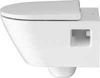 Duravit D-Neo Унитаз подвесной с сиденьем Rimless 37x54x36h см, цвет: белый 45780900A1