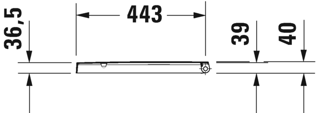 Duravit Me by Starck Унитаз безободковый подвесной с сиденьем 37x57x36h см, цвет: белый 45790920A1