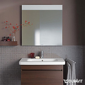 Duravit Brioso Зеркало подвесное с подсветкой и подогревом 62x70h см, цвет: серо-коричн. BR700109191