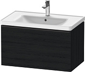 Duravit D-Neo Тумба под раковину подвесная с 1-им ящ. 78,4x45,2x44h см, цвет: дуб черный DE425501616