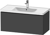 Duravit D-Neo Тумба под раковину подвесн. с 1-им ящ. 98,4x45,2x44h см, цвет: графит мат. DE425604949