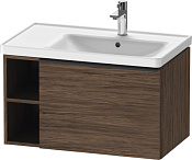 Duravit D-Neo Тумба под раковину подвесная с 1-им ящ. 78,4x45,2x44h см, цвет: орех темн. DE425702121