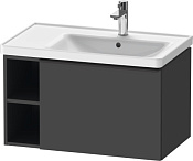 Duravit D-Neo Тумба под раковину подвесн. с 1-им ящ. 78,4x45,2x44h см, цвет: графит мат. DE425704949