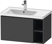 Duravit D-Neo Тумба под раковину подвесн. с 1-им ящ. 78,4x45,2x44h см, цвет: графит мат. DE425804949