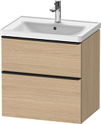 Duravit D-Neo Тумба под раковину с 2-мя ящ. 63,4x45,2x62,5h см, цвет: дуб натур. DE435403030