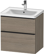 Duravit D-Neo Тумба под раковину подвесн. с 2-мя ящ. 63,4x45,2x62,5h см, цвет: дуб терра DE435403535