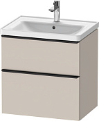 Duravit D-Neo Тумба под раковину 63,4x45,2x62,5h см, цвет: серо-коричневый мат. DE435409191