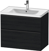 Duravit D-Neo Тумба под раковину с 2-мя ящ. 78,4x45,2x62,5h см, цвет: дуб черный DE435501616