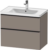 Duravit D-Neo Тумба под раковину с 2-мя ящ. 78,4x45,2x62,5h см, цвет: базальт мат. DE435504343