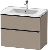 Duravit D-Neo Тумба под раковину подвесная с 2-мя ящиками 78,4x45,2x62,5h см, цвет: лен DE435507575