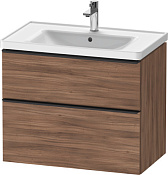 Duravit D-Neo Тумба под раковину с 2-мя ящ. 78,4x45,2x62,5h см, цвет: орех натур. DE435507979