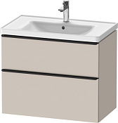 Duravit D-Neo Тумба под раковину 78,4x45,2x62,5h см, цвет: серо-коричневый мат. DE435509191