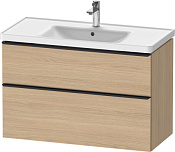 Duravit D-Neo Тумба под раковину с 2-мя ящ. 98,5x45,2x62,5h см, цвет: дуб натур. DE435603030