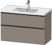 Duravit D-Neo Тумба под раковину с 2-мя ящ. 98,4x45,2x62,5h см, цвет: базальт мат. DE435604343