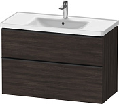 Duravit D-Neo Тумба под раковину с 2-мя ящ. 98,4x45,2x52,5h см, цвет: каштан темн. DE435605353