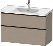 Duravit D-Neo Тумба под раковину подвесная с 2-мя ящиками 98,4x45,2x62,5h см, цвет: лен DE435607575