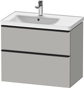 Duravit D-Neo Тумба под раковину с 2-мя ящ. 78,4x45,2x62,5h см, цвет: бетонно-серый мат. DE435700707