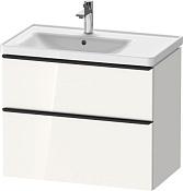 Duravit D-Neo Тумба под раковину с 2-мя ящ. 78,4x45,2x62,5h см, цвет: белый глянц. DE435702222