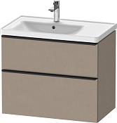 Duravit D-Neo Тумба под раковину подвесная с 2-мя ящиками 78,4x45,2x62,5h см, цвет: лен DE435707575