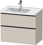 Duravit D-Neo Тумба под раковину 78,4x45,2x62,5h см, цвет: серо-коричневый мат. DE435709191