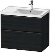 Duravit D-Neo Тумба под раковину с 2-мя ящ. 78,4x45,2x62,5h см, цвет: дуб черный DE435801616