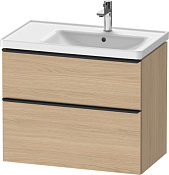 Duravit D-Neo Тумба под раковину с 2-мя ящ. 78,4x45,2x62,5h см, цвет: дуб натур. DE435803030