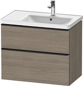 Duravit D-Neo Тумба под раковину подвесн. с 2-мя ящ. 78,4x45,2x62,5h см, цвет: дуб терра DE435803535