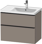 Duravit D-Neo Тумба под раковину с 2-мя ящ. 78,4x45,2x62,5h см, цвет: базальт мат. DE435804343