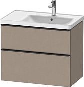 Duravit D-Neo Тумба под раковину подвесная с 2-мя ящиками 78,4x45,2x62,5h см, цвет: лен DE435807575