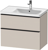 Duravit D-Neo Тумба под раковину 78,4x45,2x62,5h см, цвет: серо-коричневый мат. DE435809191