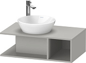 Duravit D-Neo Тумба под раковину подвесная 80x48x26h см, цвет: бетонно-серый матовый DE491800707