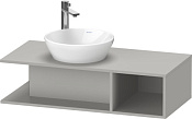 Duravit D-Neo Тумба под раковину слева подвесная 100x48x26h см, цвет: бетонно-серый мат. DE491900707