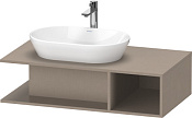 Duravit D-Neo Тумба под раковину слева подвесная 100x55x26h см, цвет: лен DE492907575